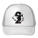ღ╬♥Goth Girl Cool Trucker Hat♥╬ღ
