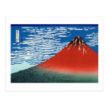 凱風快晴 Red Fuji 葛飾北斎 Hokusai Postcard