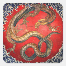 北斎の龍, 北斎 Hokusai Dragon, Hokusai Stickers