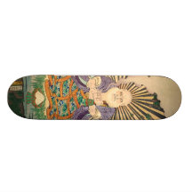 奇術師, 豊国 Magician, Toyokuni, Ukiyo-e Skate Board Deck