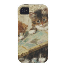 子猫と扇子 Case-Mate iPhone 4 COVER