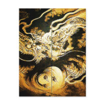 歌川広重 Dragon in the Clouds Utagawa Hiroshige Postcard