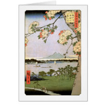 江戸の桜, 広重 Cherry Blossoms of Edo, Hiroshige