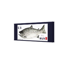 洞爺湖　サクラマス！HOKKAIDO JAPAN　GYOTAKU　【紺】 キャンバスプリント