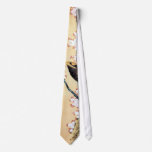 鷲と桜, 北斎 Eagle and Cherry Blossoms, Hokusai Necktie