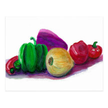 0000Veggies Post Card