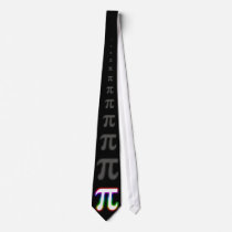 (001:10) Colourful Glowing Pi - Black Tie