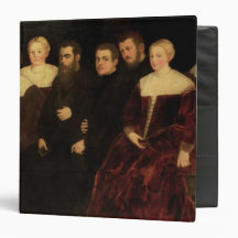 00409 Seven members of the Soranzo Family Vinyl Binder