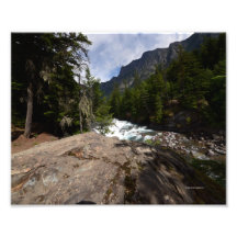 0058 8/12 McDonald falls in Glacier national Park Photograph