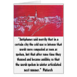 0087-French village in Winter Cards