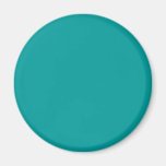 009999 Solid Colour Turquoise Background Template Fridge Magnets