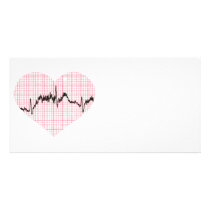 00   Heart Beat VII Photo Card Template