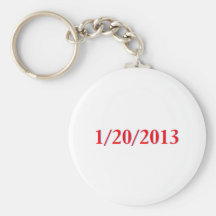 01/20/2013 - Obama's last day as President Keychain