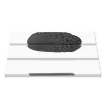 (01) "Untitled," Retouch Stretched Canvas Print