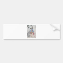 028 - Lady Chiyo and The Broken Water Bucket.jpg Bumper Sticker