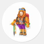 02 Mountaineer Round Stickers