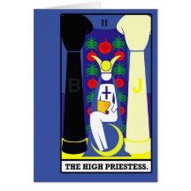 02 THE HIGH PRIESTESS GREETING CARDS