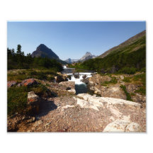 0349 8/12 Swiftcurrent Falls in Glacier. Photographic Print