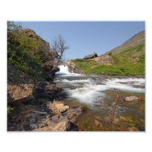 0353 8/12 Swiftcurrent Falls in Glacier. Photo Print