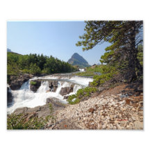 0358 8/12 Swiftcurrent falls in Glacier Photograph
