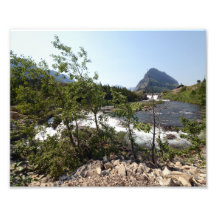 0359 8/12 Swiftcurrent Falls in Glacier Park. Photo Art
