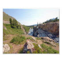 0362 8/12 Swiftcurrent falls in Glacier. Photograph