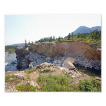 0364 8/12 Swiftcurrent falls in Glacier Art Photo