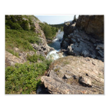0368 8/12 Swiftcurrent falls in Glacier. Photo