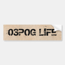 03POG Life Bumper Sticker