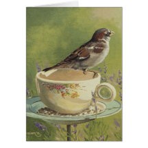 0470 Sparrow Greeting Card