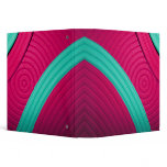 05 Blue & Pink Abstract Sunrise 1.5" Avery Binder