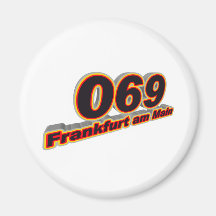 069 Frankfurt am Main Refrigerator Magnets