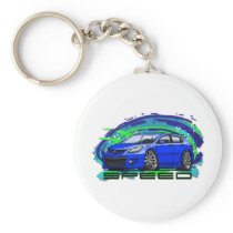 07-09 Speed3_Blue Key Chain