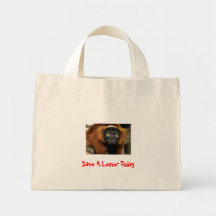 080725-red-ruffed-02, Save A Lemur Today Canvas Bag