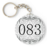 083 Area Code Keychain