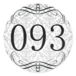 093 Area Code Stickers