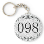 098 Area Code keychains