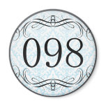 098 Area Code Fridge Magnet