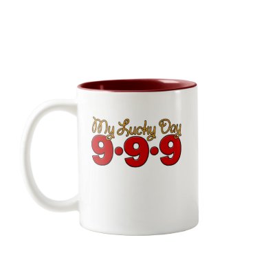 09-09-09 My Lucky Day Mugs by teesforyourfamily