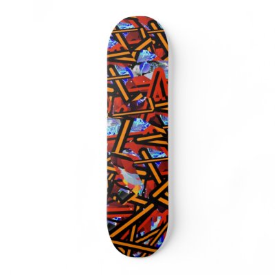 '09 HYPHY SKATE BOARD DECK by rideezy