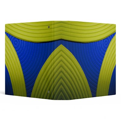 09 Yellow & Blue 1.5" Avery Binder by colourmatt