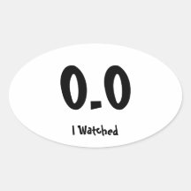 0.0 I Watched Stickers