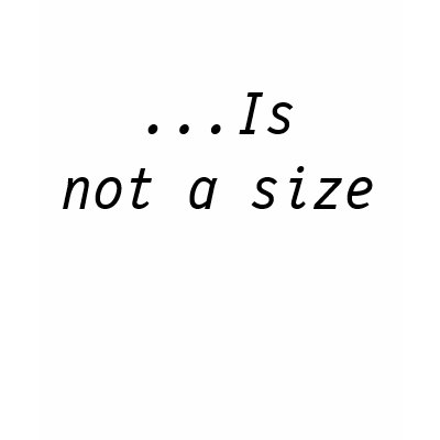 0...Is not a size Tshirts by Valanno1