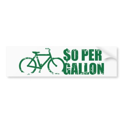 $0 PER GALLON BUMPER STICKERS by PreciousDesigns