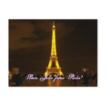 100_0432, BonJour from Paris! Postcard