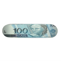 100 Brazilian Reais Banknote Skateboard Pro