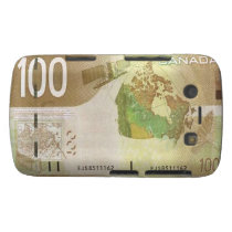 100 Canadian Dollar Bill Blackberry Bold Case
