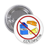 100% Dairy Free Pins