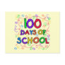 100 Days of School Confetti Tshirts and Gifts Postcard