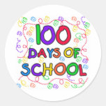 100 Days of School Confetti Tshirts and Gifts Sticker